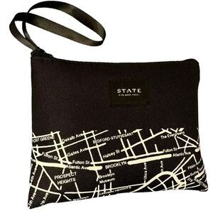 State Bags Brooklyn New York Toiletry Travel Accessory Pouch Bag Black